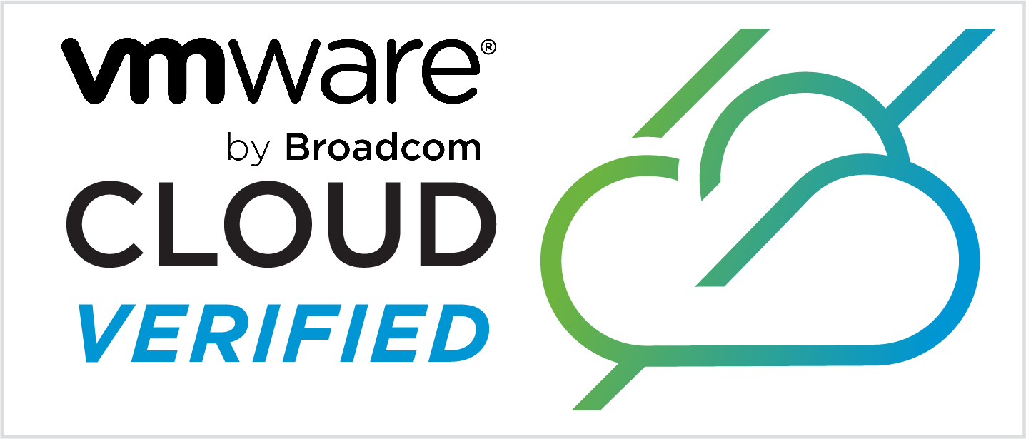 VMWARE by broadcom cloud verified logo