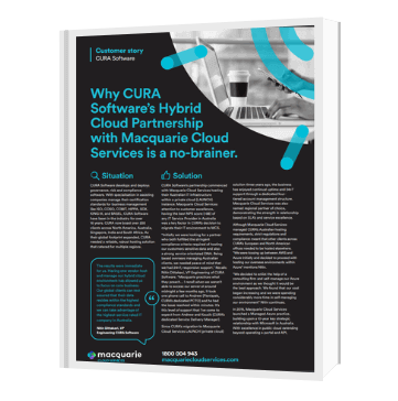 CURA Software Case Study | Macquarie Cloud Services