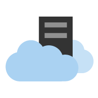 CAF - Cloud hosting migration icon